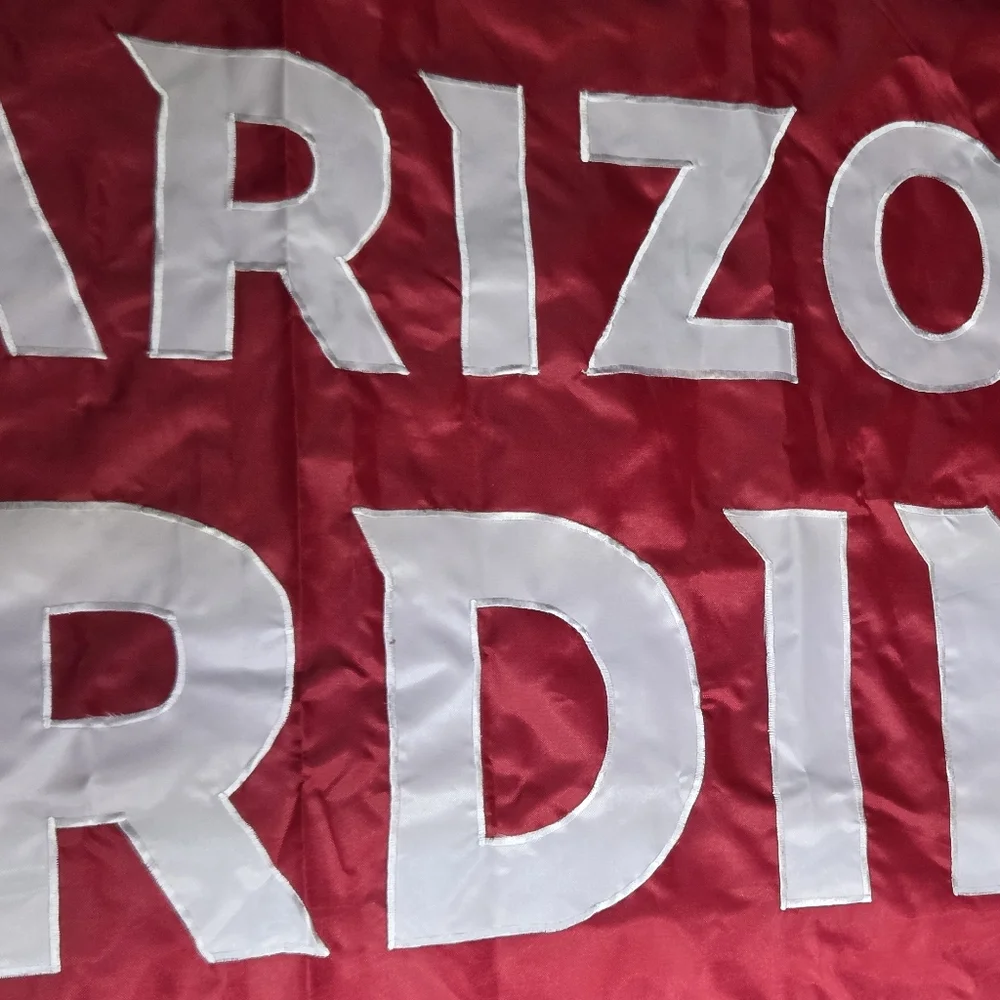 Arizona Cardinals Red Nylon Banner - Official Team Design